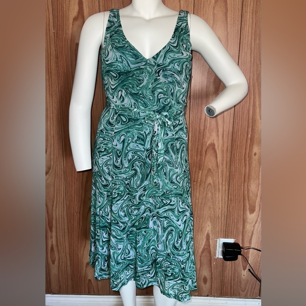 MICHAEL Kors Beautiful Aqua Green Maxi Dress L‎